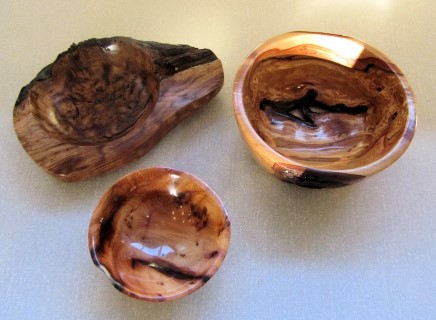 Keith won a commended certificate for the small bowl